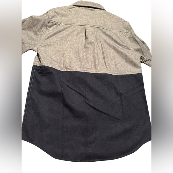 United By Blue BANFF Wool Blend Men’s Shirt Sz M Blue/Gray Color Block NWT Warm - Picture 2 of 16